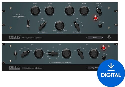 Студійне програмне забезпечення Plug-In ефект Apogee Pultec FX Bundle (Цифровий товар) - 1