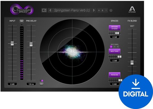 FX protsessori tarkvara pistikprogramm Apogee Clearmountain's Spaces (Digitaalne toode) - 1