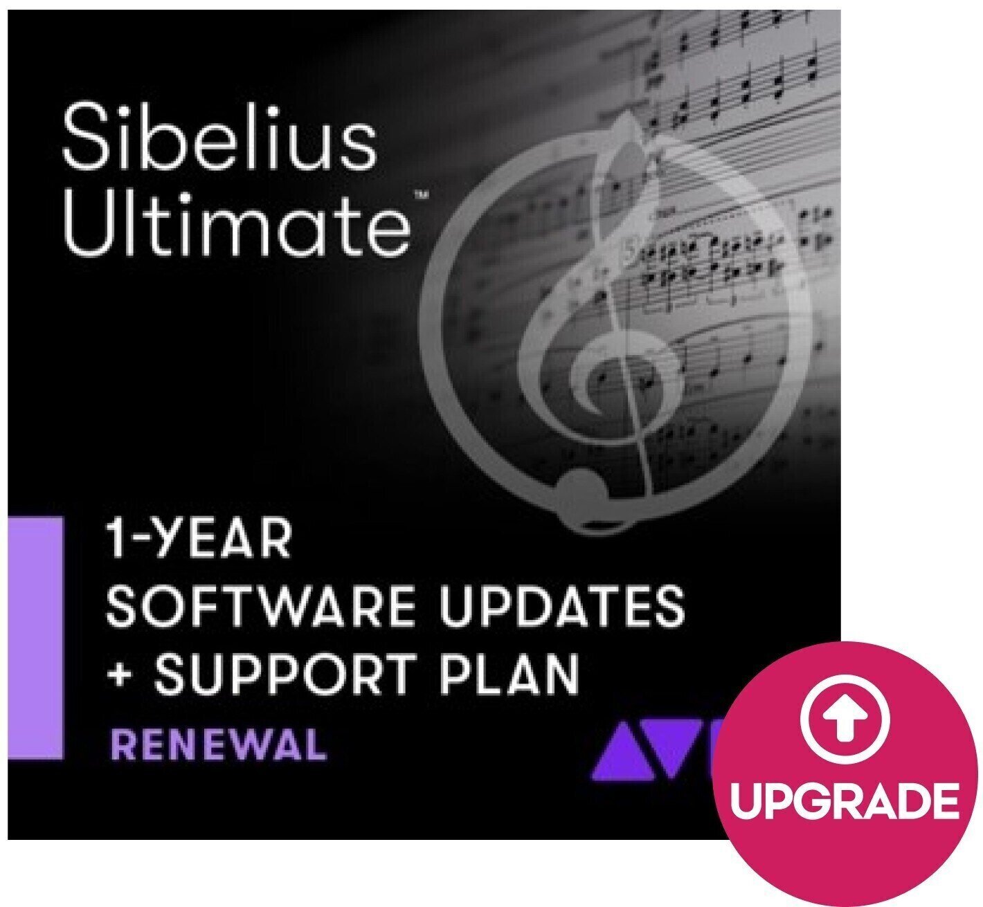 Update / Upgrade / Expansion AVID Sibelius Ultimate 1Y Updates Support RENEW (Дигитален продукт)