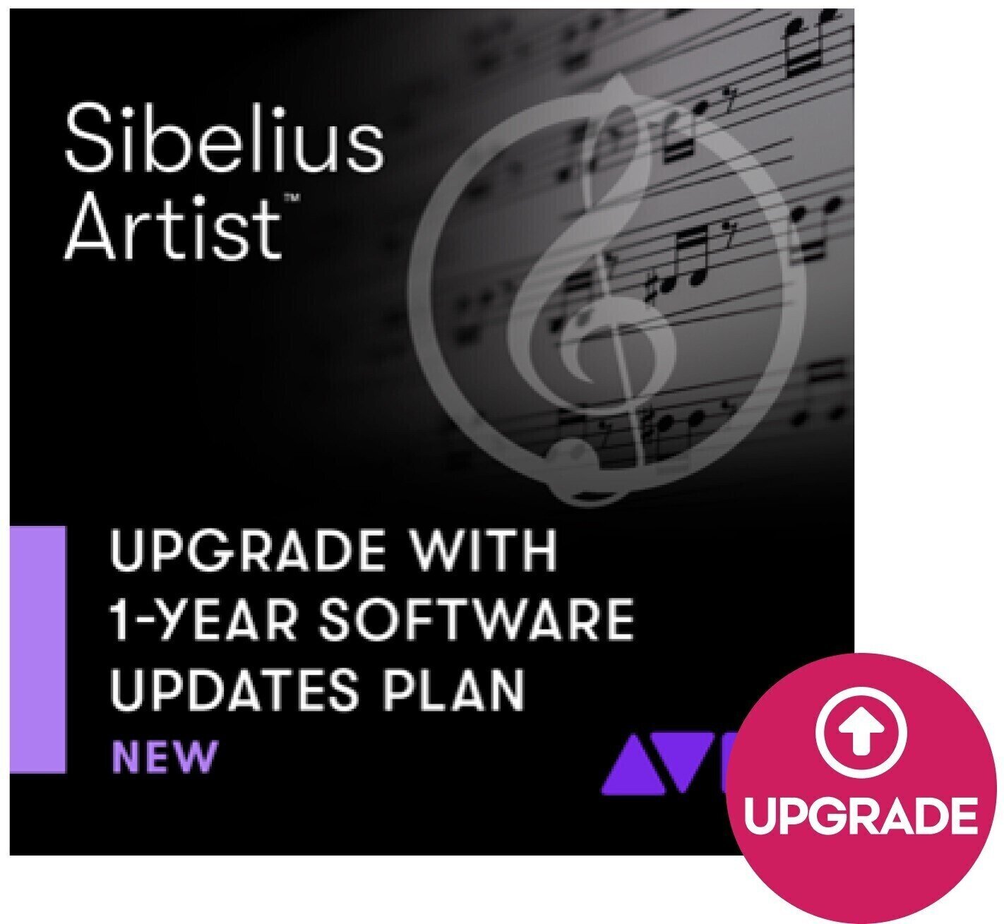 Update / Upgrade / Expansion AVID Sibelius Artist 1Y Software Updates + Support (Digitální produkt)