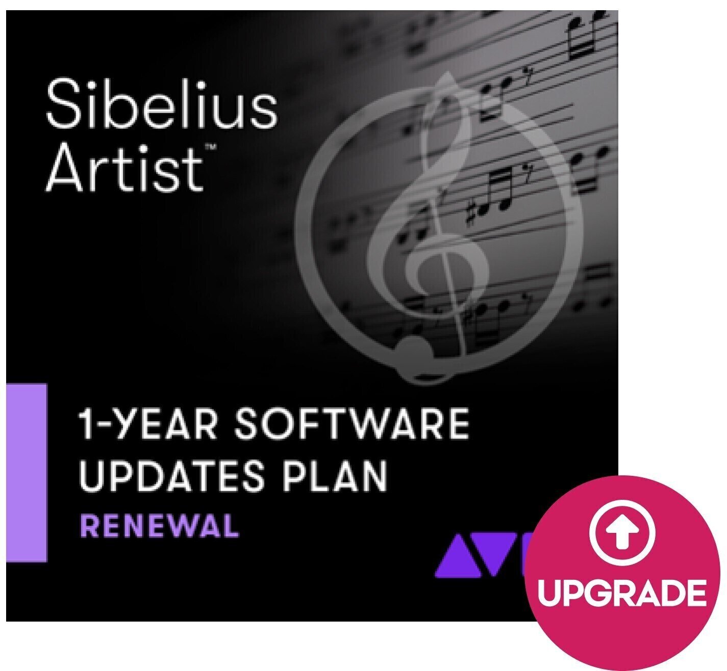 Update / Upgrade / Expansion AVID Sibelius 1Y Updates Support RENEW (Producto digital)