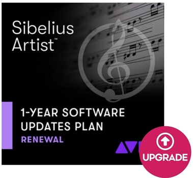 Update / Upgrade / Expansion AVID Sibelius 1Y Updates Support RENEW (Producto digital) - 1