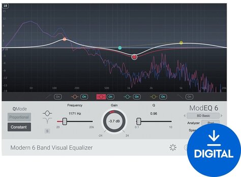 Studio-Effekt-Plugin Apogee FX Rack Mod EQ 6 (Digitales Produkt) - 1