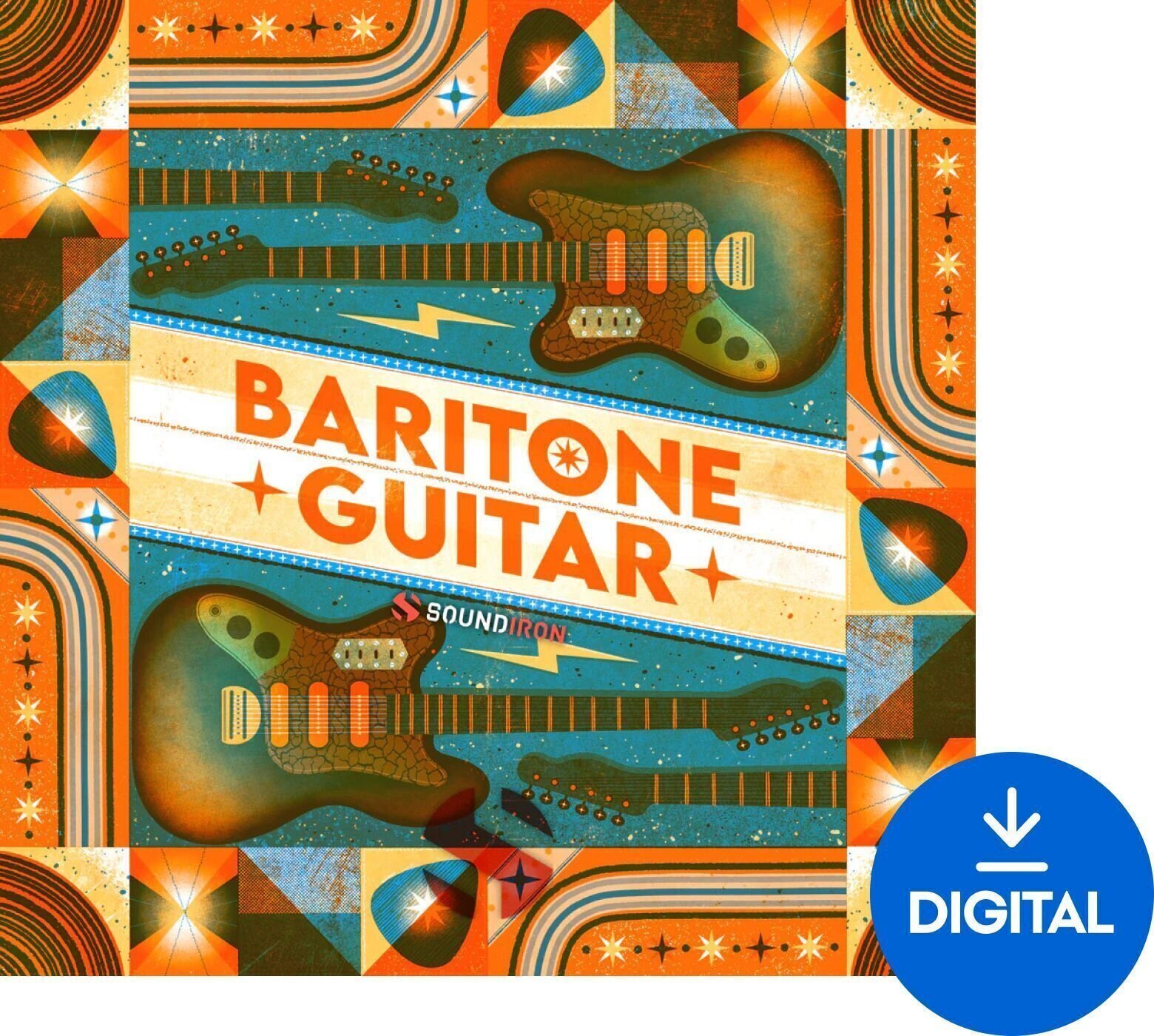 Библиотека със звукови ефекти Soundiron Iron Pack 5 - Baritone Guitar (Дигитален продукт)