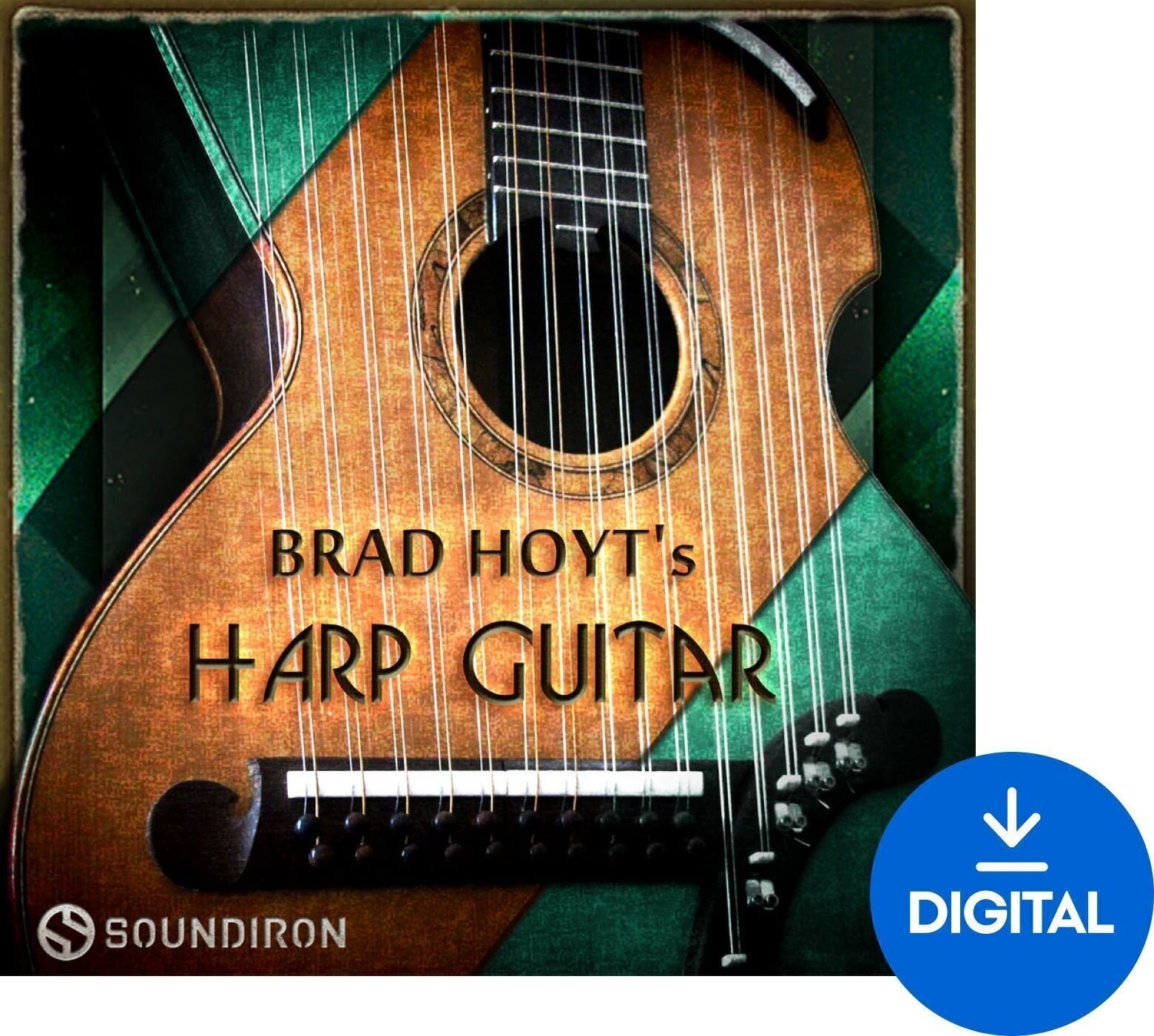 Bibliotecă de sunet pentru samplere Soundiron Brad Hoyt's Harp Guitar (Produs digital)
