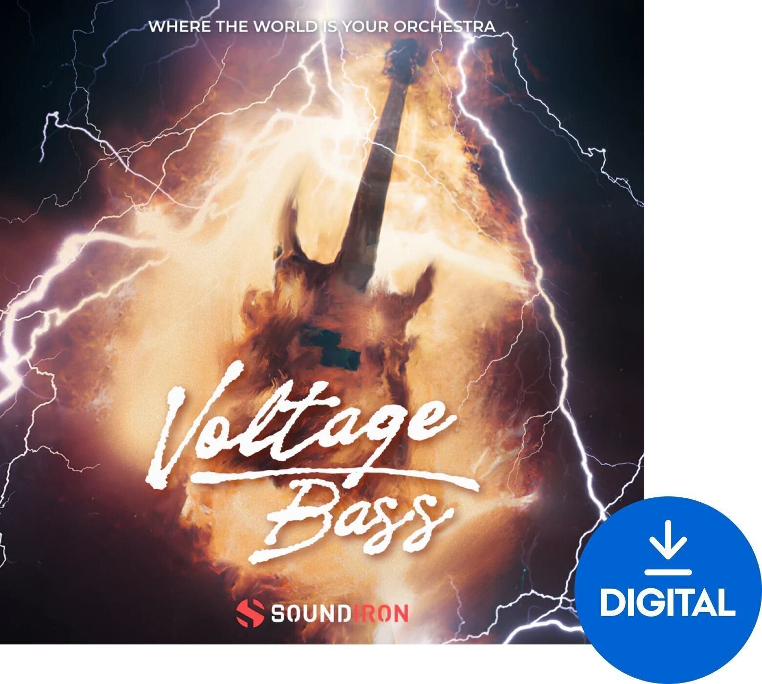 Sample/lydbibliotek Soundiron Voltage Bass (Digitalt produkt)