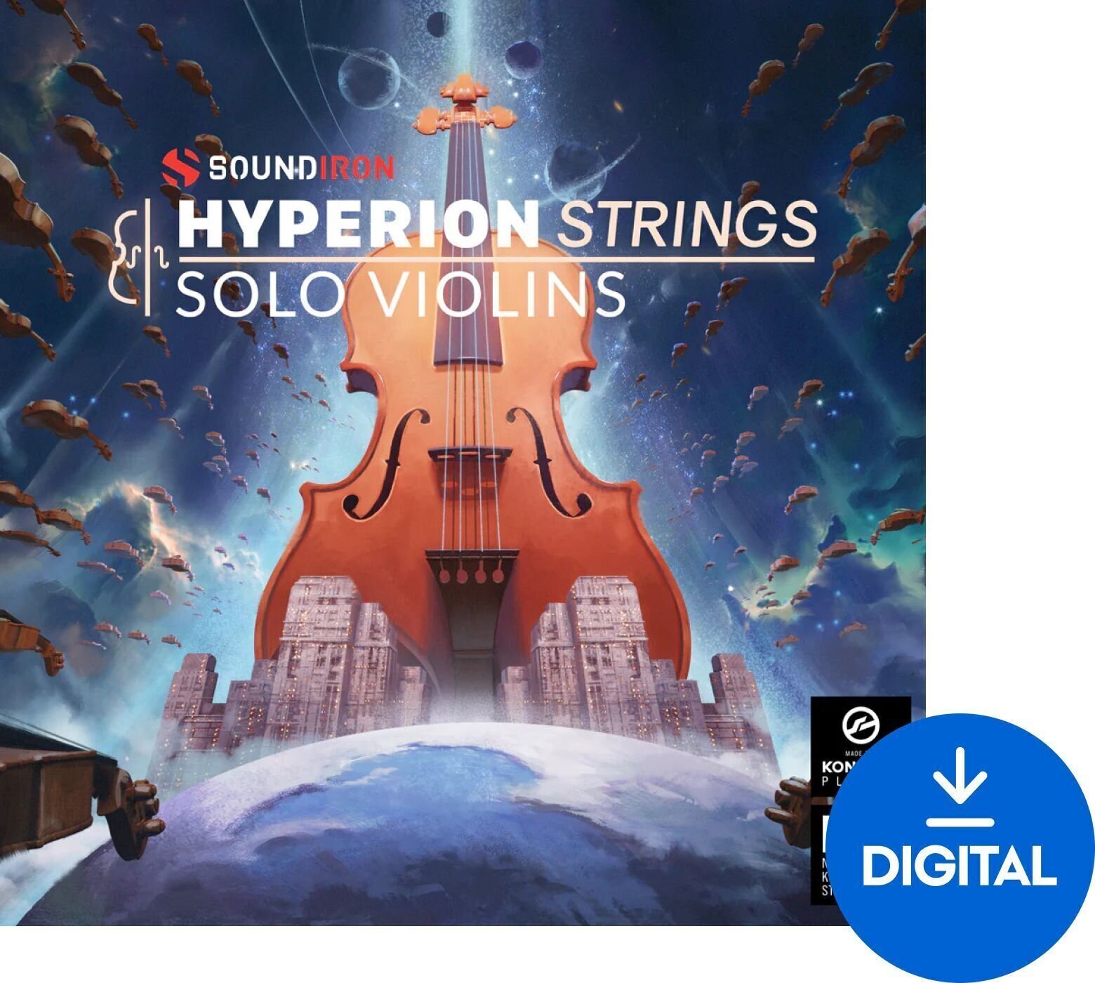 Библиотека със звукови ефекти Soundiron Hyperion Strings Solo Violins (Дигитален продукт)