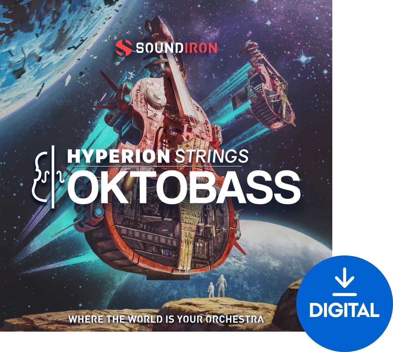 Sample/lydbibliotek Soundiron Hyperion Strings Oktobass (Digitalt produkt)