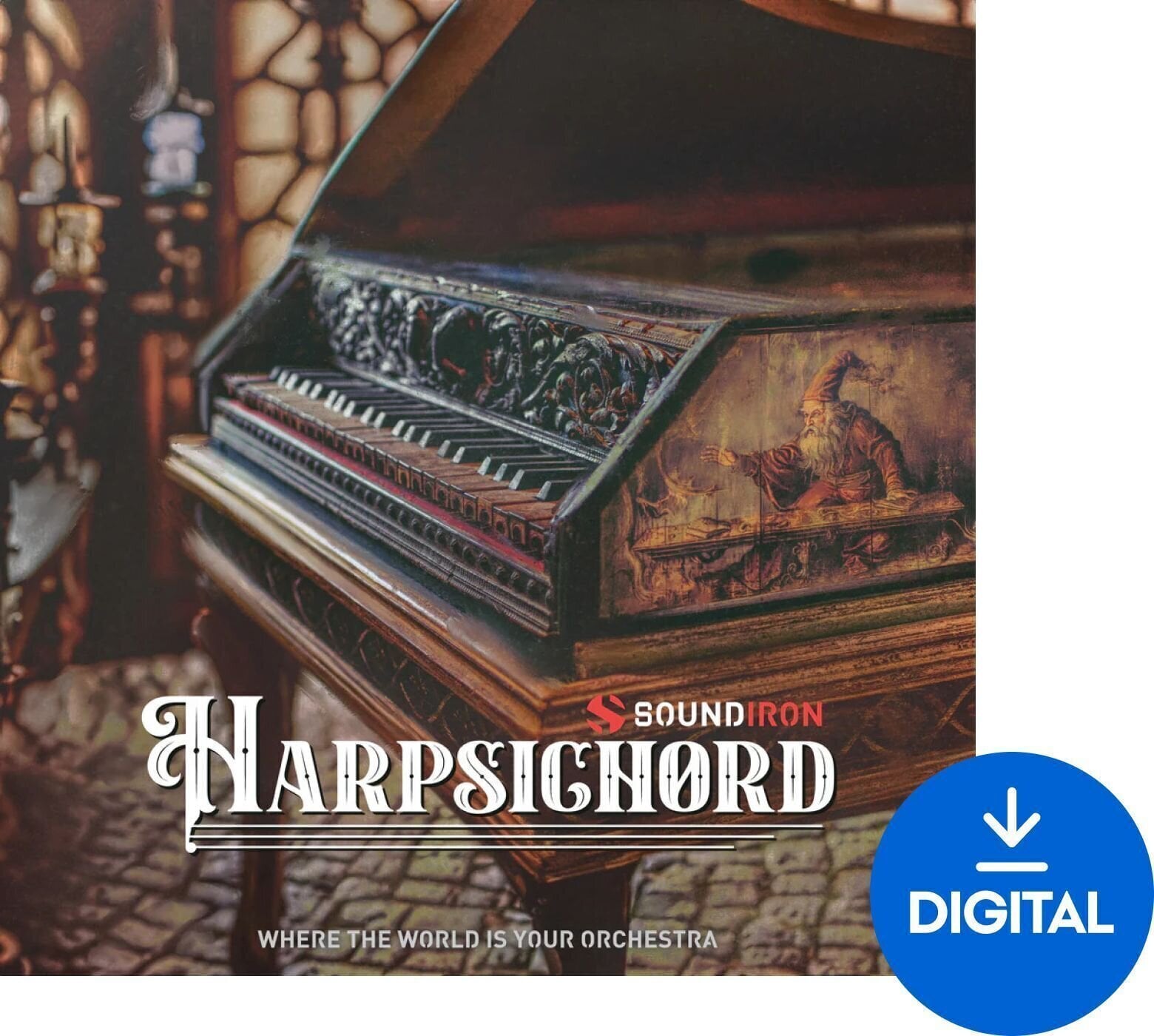 Bibliotecă de sunet pentru samplere Soundiron Harpsichord (Produs digital)