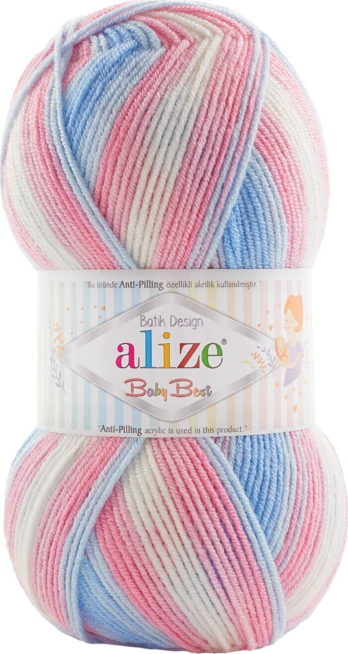 Strikkegarn Alize Baby Best Batik 7935 Strikkegarn