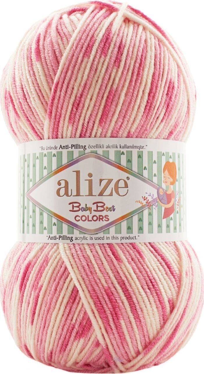 Kötőfonal Alize Baby Best Colors 8036 Kötőfonal