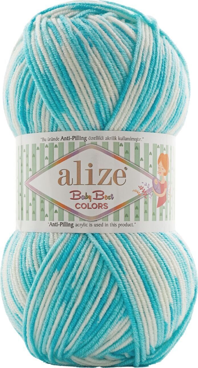 Hilo de tejer Alize Baby Best Colors 8040 Hilo de tejer