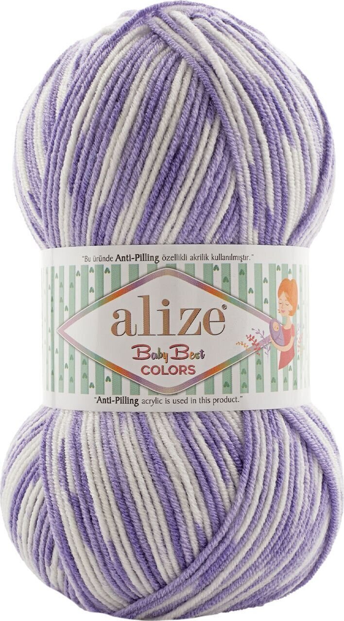 Strickgarn Alize Baby Best Colors 8042 Strickgarn