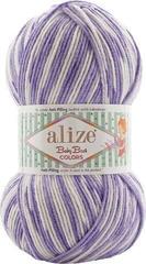 Fios para tricotar Alize Baby Best Colors 8042 Fios para tricotar