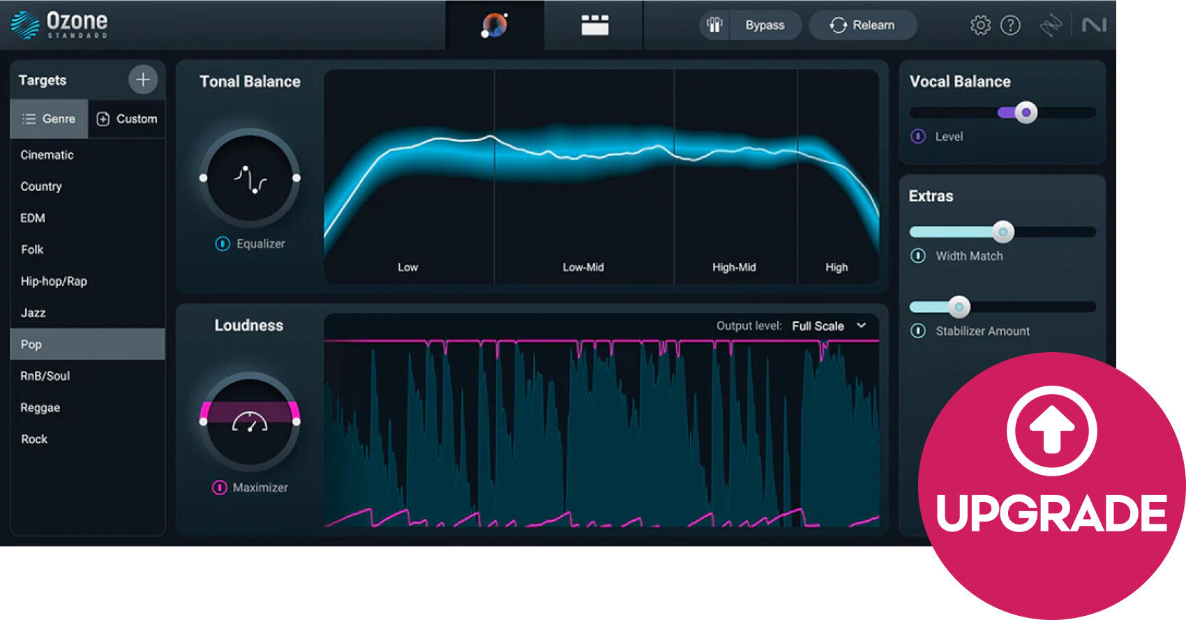 Update / Upgrade / Expansion iZotope Ozone 11 Standard: UPG from Ozone 9-10 Standard (Produs digital)
