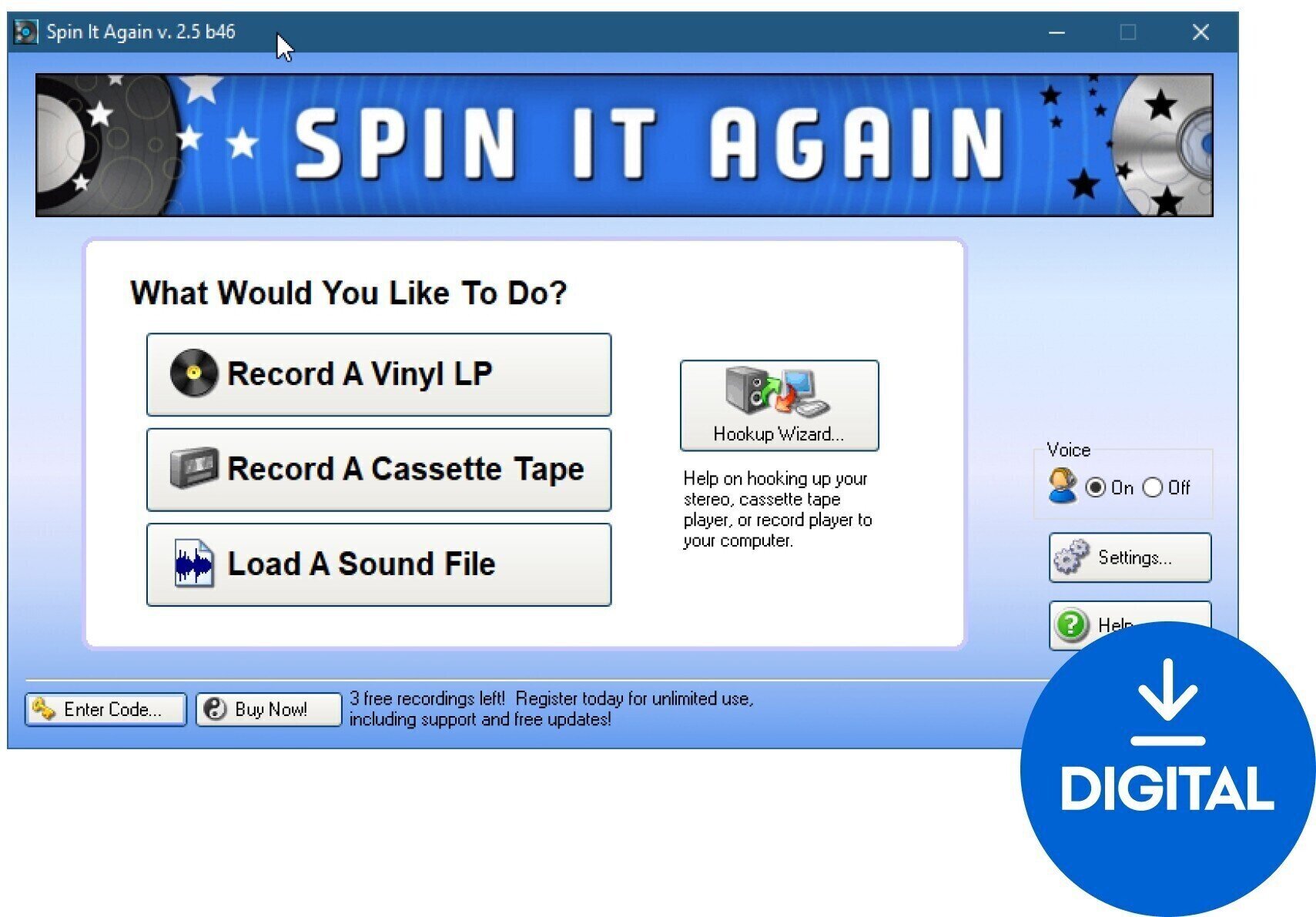 Студио софтуер Acoustica Spin It Again (Дигитален продукт)