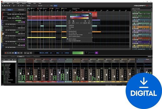Дигитална аудио работна станция Acoustica Mixcraft 10.6 Pro Studio (Дигитален продукт) - 1