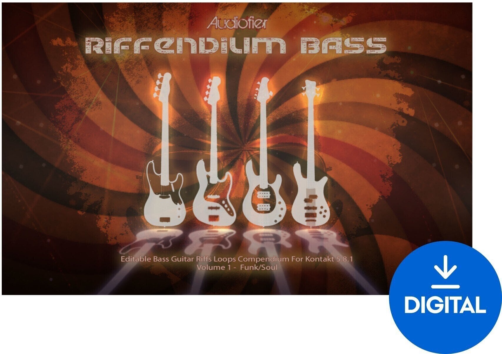 Библиотека със звукови ефекти Audiofier Riffendium Bass Vol. 1 (Дигитален продукт)
