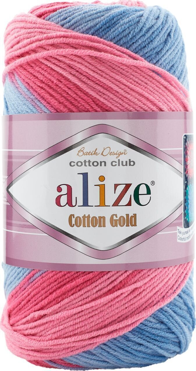 Fire de tricotat Alize Cotton Gold Batik 7935 Fire de tricotat
