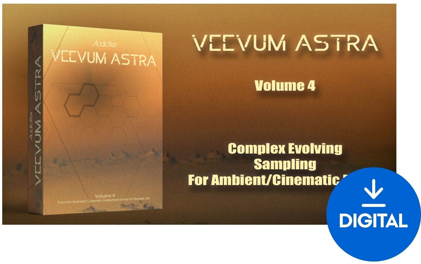 Библиотека със звукови ефекти Audiofier Veevum Astra (Дигитален продукт)
