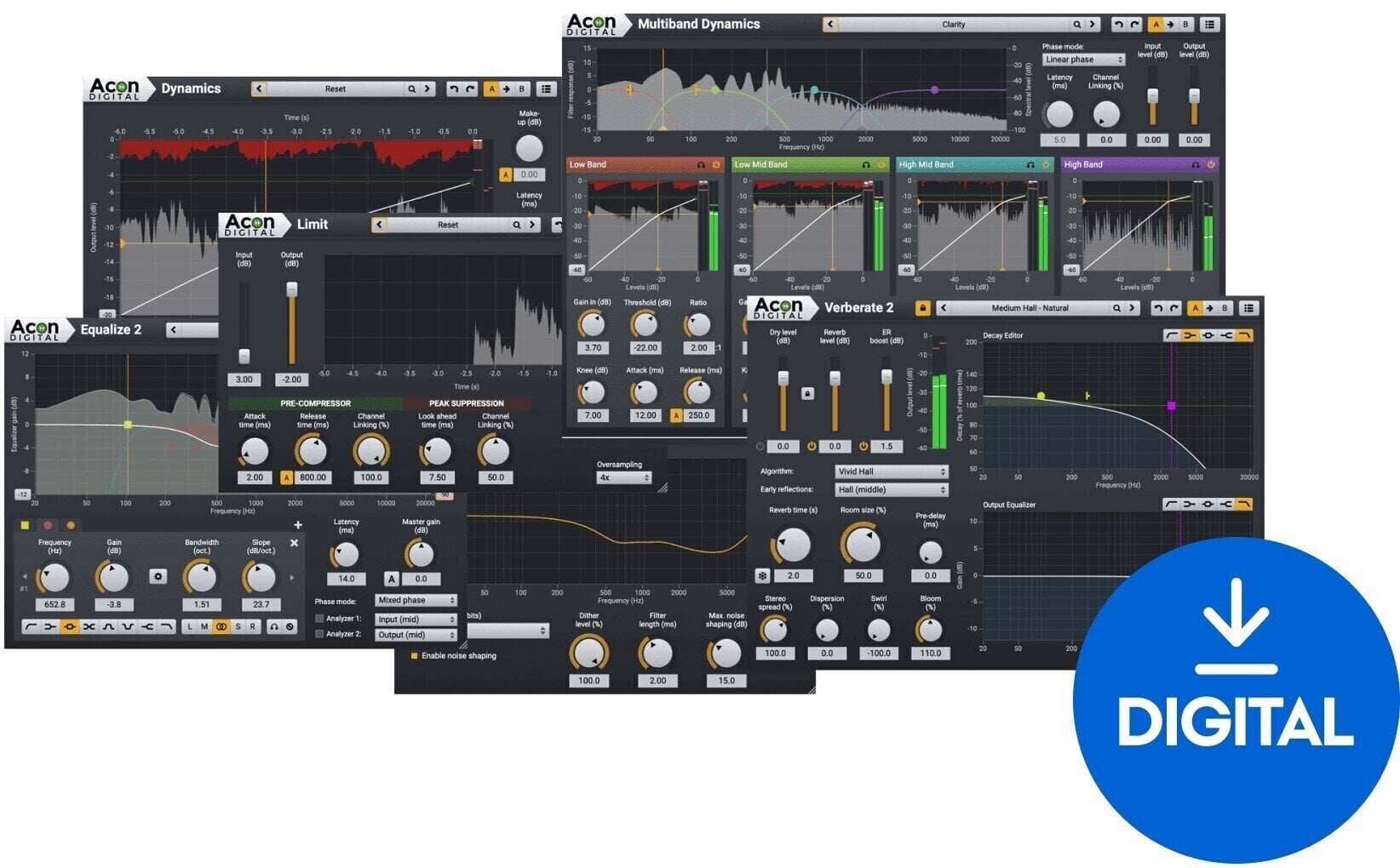 Mastering softver Acon Digital Mix & Mastering Suite (Digitalni proizvod)