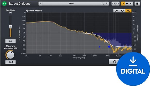 Студио софтуер Plug-In ефект Acon Digital Extract:Dialogue (Дигитален продукт) - 1