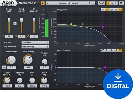 Studijski software plug-in efekt Acon Digital Verberate 2 (Digitalni izdelek) - 1