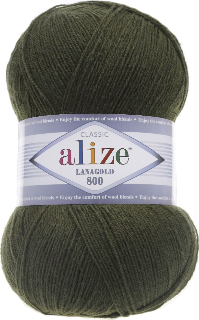 Pletacia priadza Alize Lanagold 800 29 Pletacia priadza