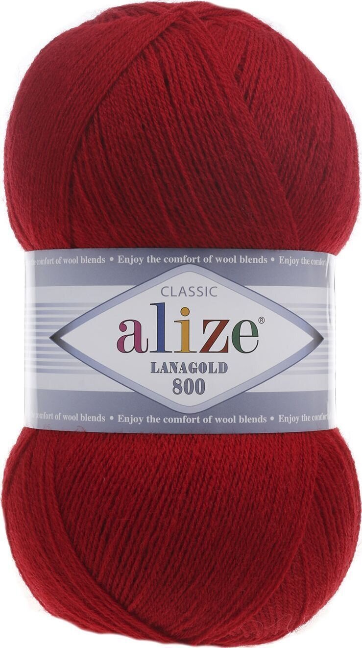 Fire de tricotat Alize Lanagold 800 56 Fire de tricotat