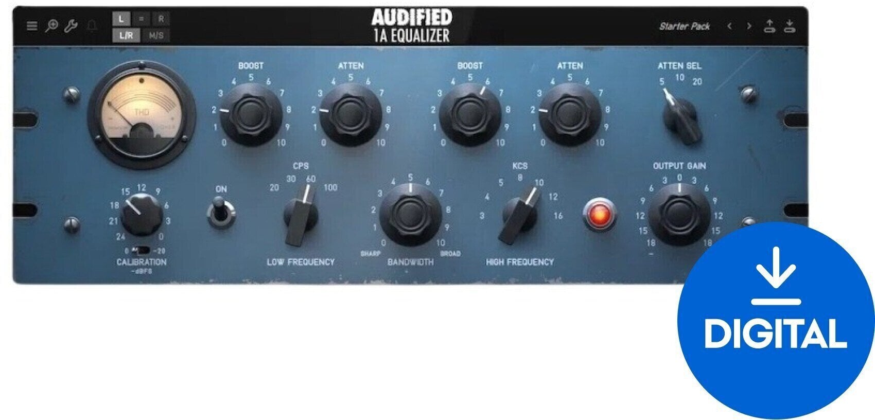 Plug-in de software para processadores FX Audified 1A Equalizer (Produto digital)