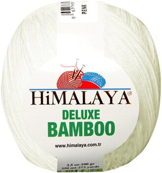Strickgarn Himalaya Deluxe Bamboo 124-02 Strickgarn - 1