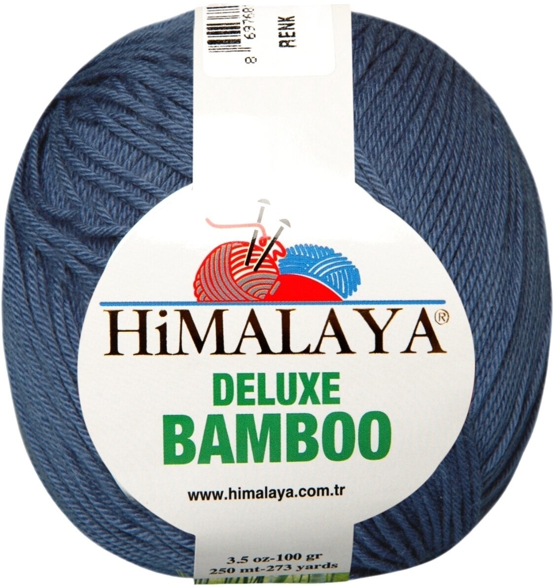 Strikkegarn Himalaya Deluxe Bamboo 124-27 Blue