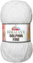 Νήμα Πλεξίματος Himalaya Dolphin Fine 80501 White Νήμα Πλεξίματος