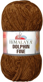 Knitting Yarn Himalaya Dolphin Fine 80518 Light Brown Knitting Yarn - 1