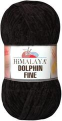 Knitting Yarn Himalaya Dolphin Fine 80508 Black Knitting Yarn