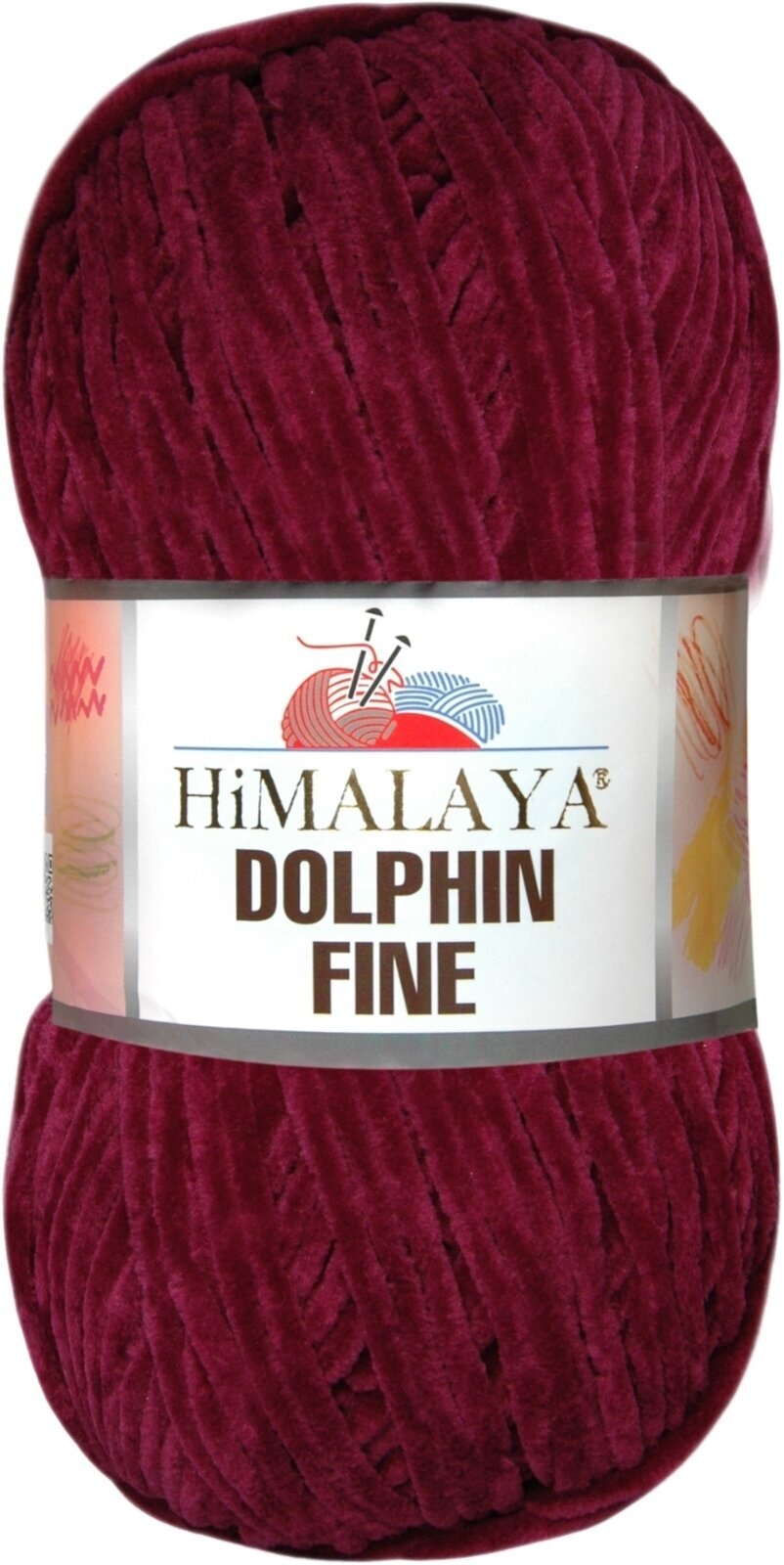 Pređa za pletenje Himalaya Dolphin Fine 80520 Purple Pređa za pletenje
