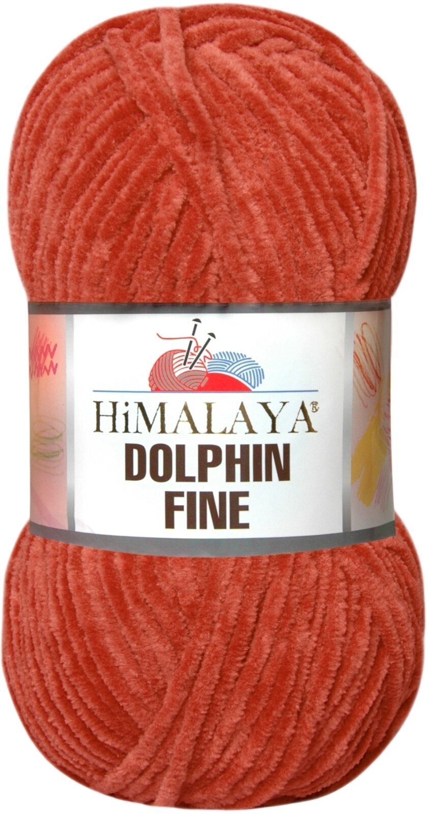 Knitting Yarn Himalaya Dolphin Fine 80527 Red Knitting Yarn