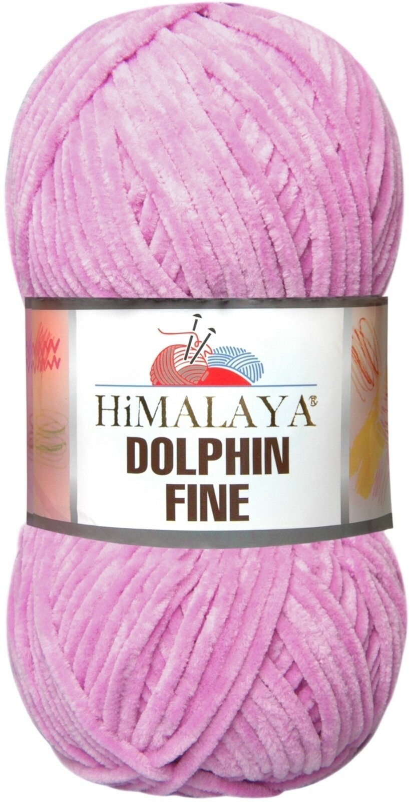 Pređa za pletenje Himalaya Dolphin Fine 80528 Violet Pređa za pletenje