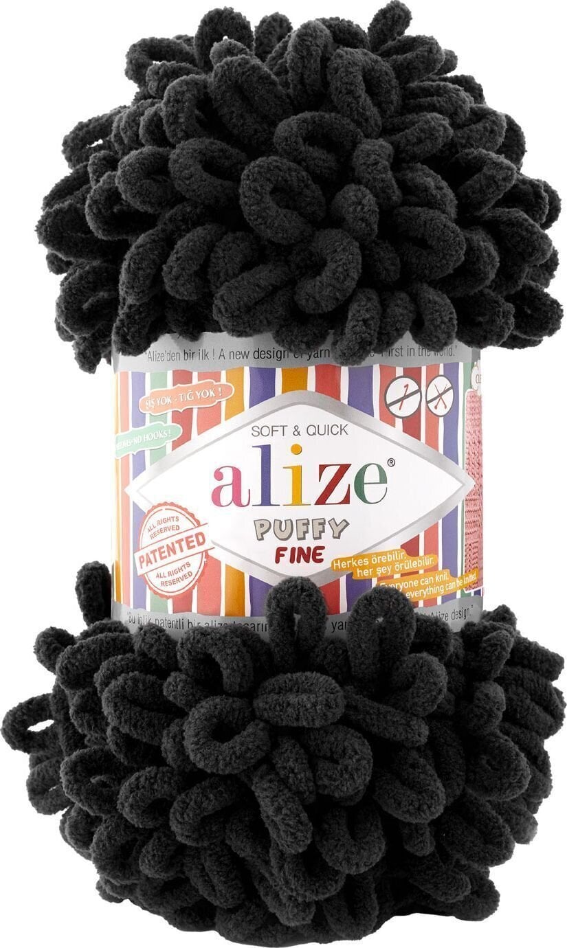 Плетива прежда Alize Puffy Fine 1060 Плетива прежда