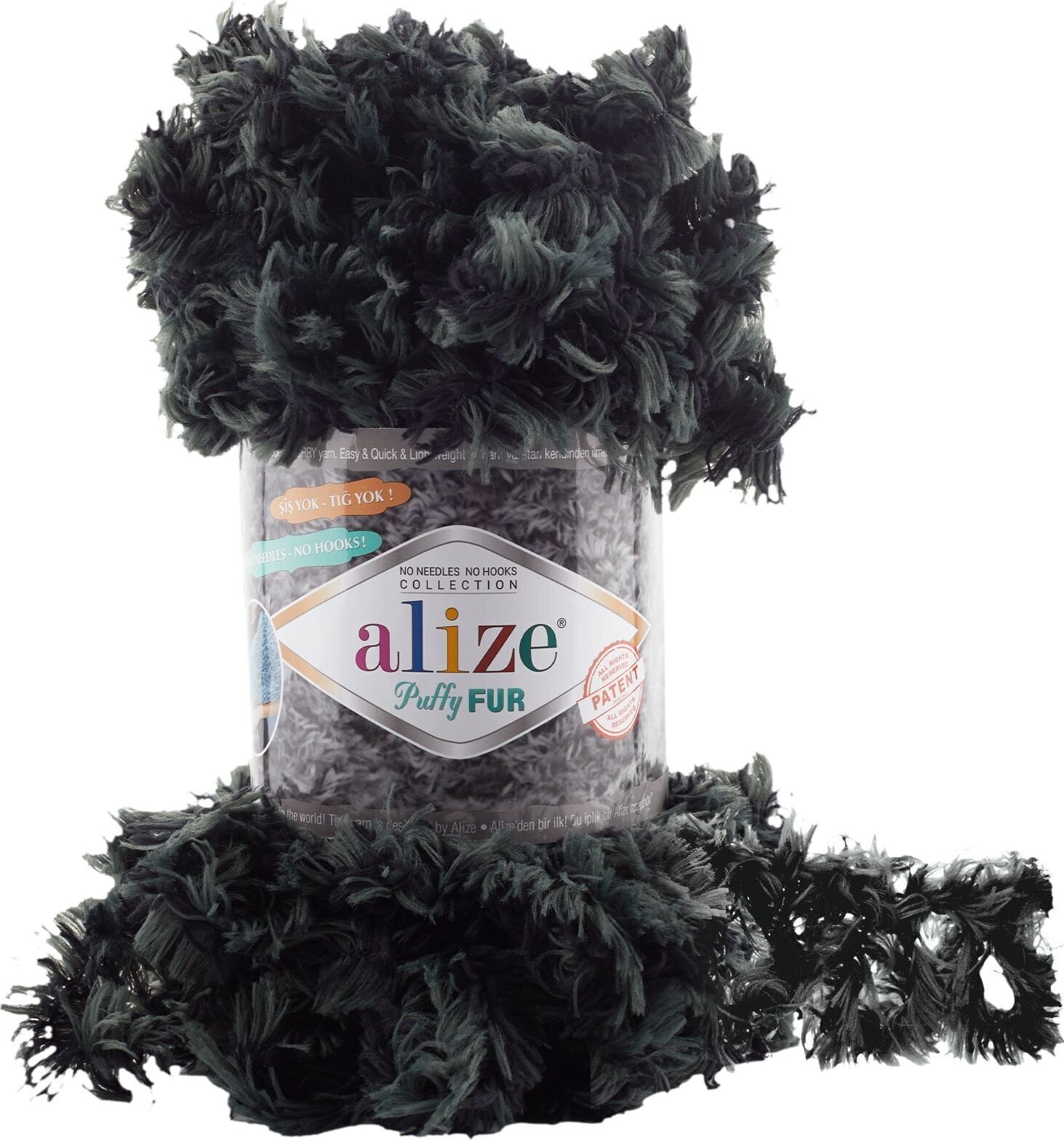 Pređa za pletenje Alize Puffy Fur 6122 Pređa za pletenje