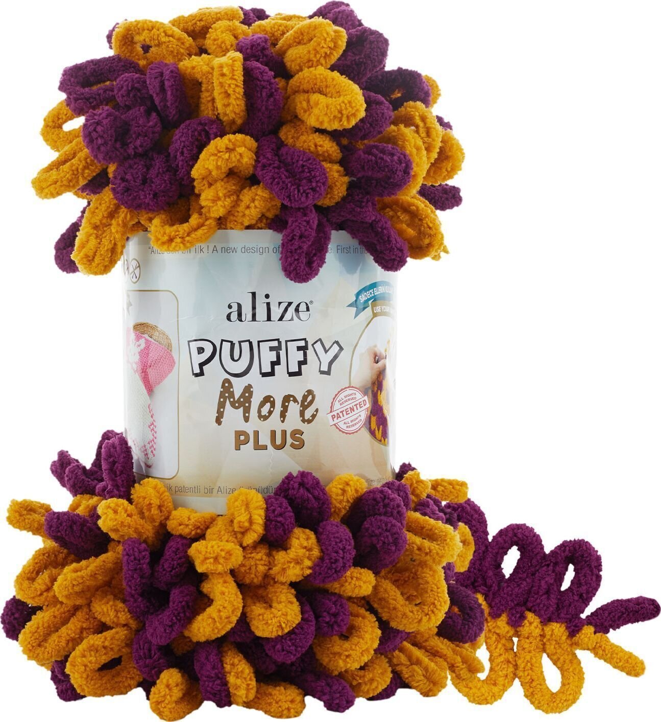 Pređa za pletenje Alize Puffy More Plus 8004 Pređa za pletenje
