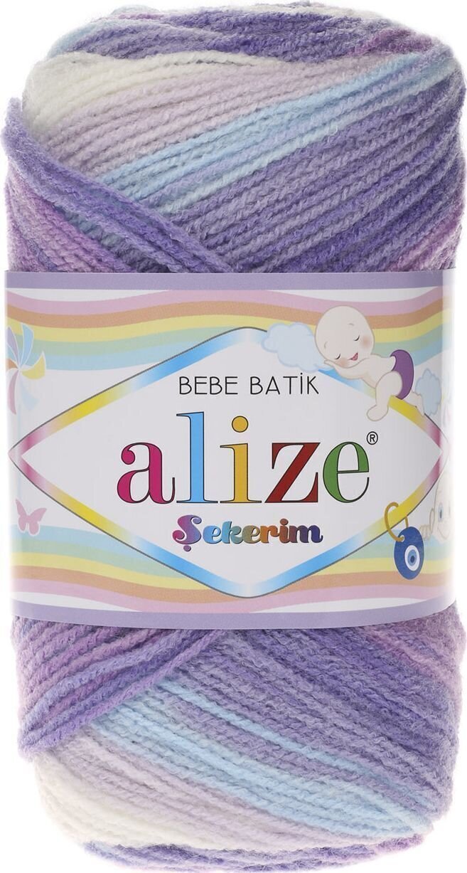 Fios para tricotar Alize Şekerim Batik 3483 Fios para tricotar