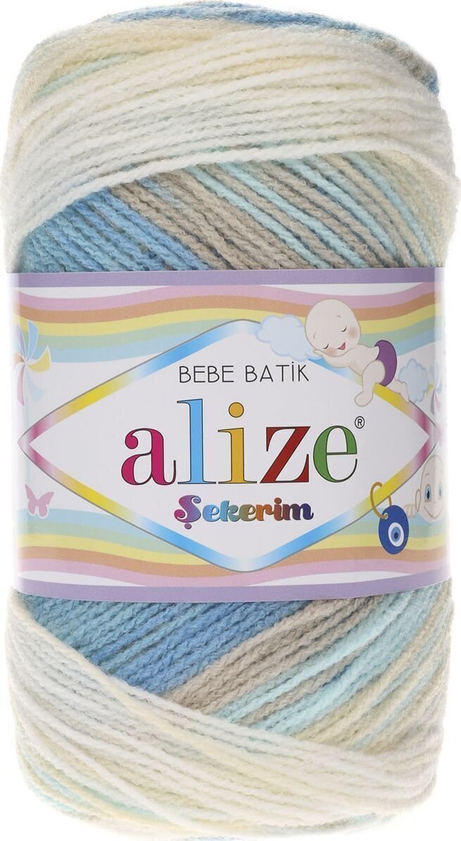 Fios para tricotar Alize Şekerim Batik 4398 Fios para tricotar