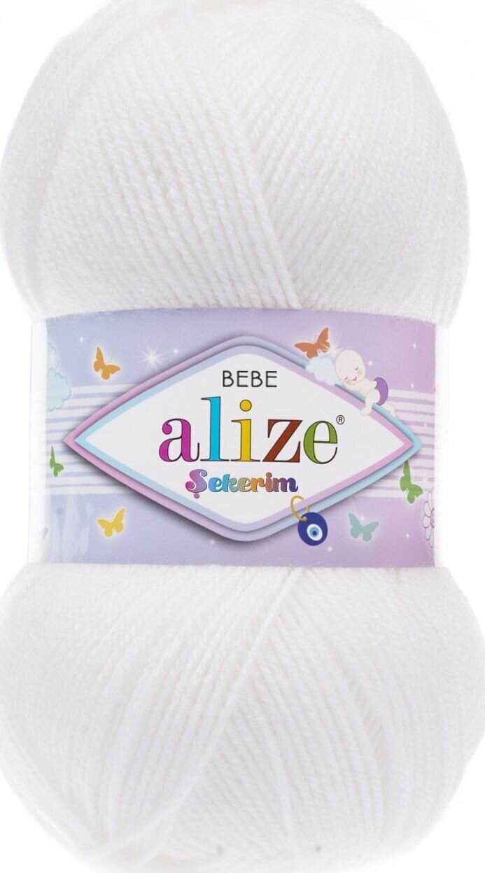 Fios para tricotar Alize Şekerim Bebe 55 Fios para tricotar