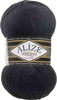 Pređa za pletenje Alize Superlana Klasik 60 Pređa za pletenje - 1