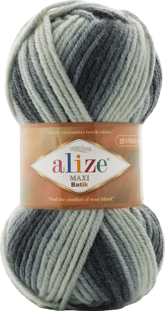 Stickgarn Alize Superlana Maxi Batik 7786 Stickgarn