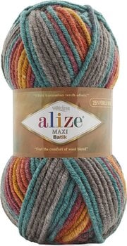 Pređa za pletenje Alize Superlana Maxi Batik 7830 Pređa za pletenje - 1