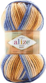 Pređa za pletenje Alize Superlana Maxi Batik 7914 Pređa za pletenje - 1