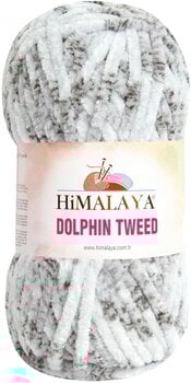 Pređa za pletenje Himalaya Dolphin Tweed 92011 Grey Pređa za pletenje - 1