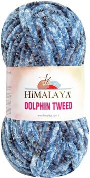 Pređa za pletenje Himalaya Dolphin Tweed 92012 Blue Pređa za pletenje - 1